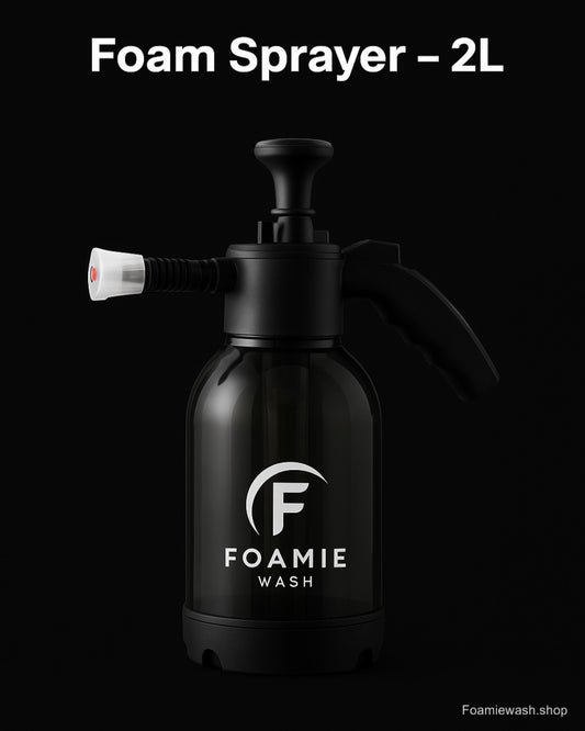 Foam Sprayer 2L + Snow Foam Shampoo 220 ML (BLACK)