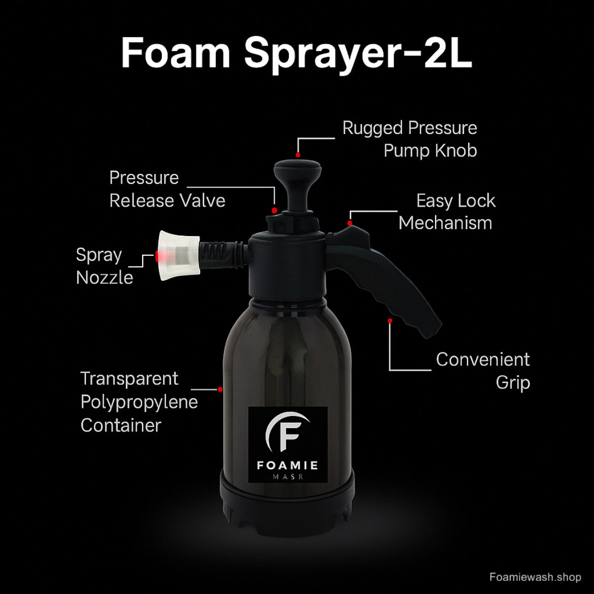 Foam Sprayer 2L + Snow Foam Shampoo 200 ML